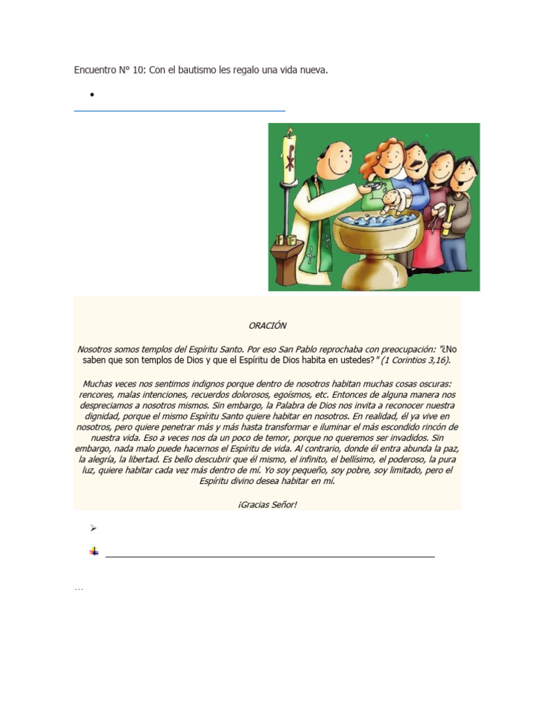 Significado y símbolos del bautismo | PDF | Bautismo | Sacramentos