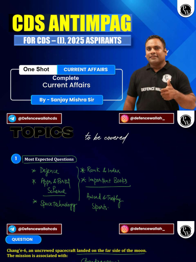 Antim Pag (Current Affairs) - Class Notes (One Shot) | PDF