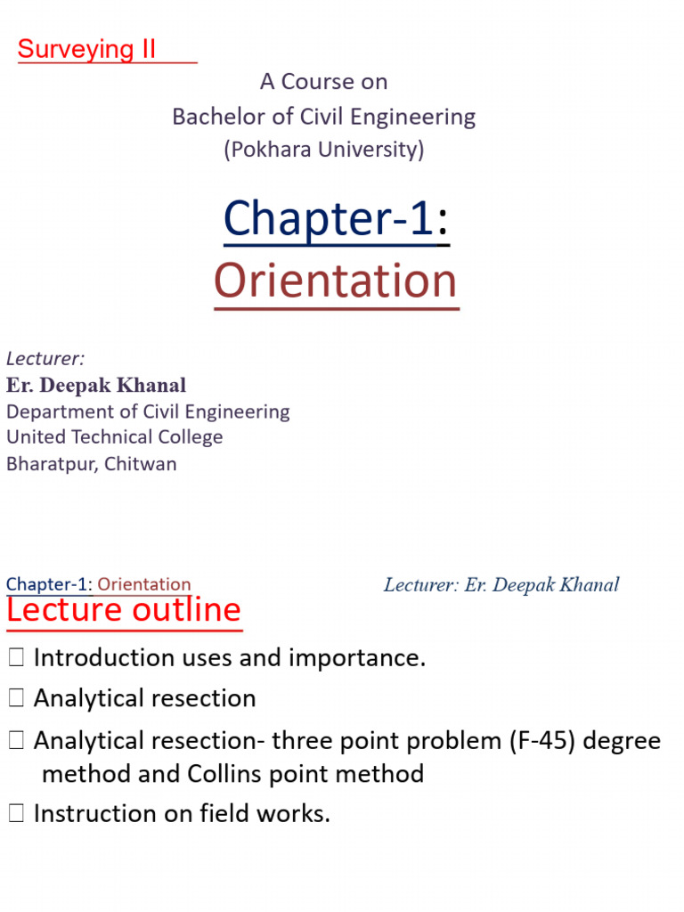 Ch1 Orientation | PDF | Elementary Geometry | Geometric Measurement