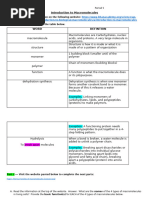 Macromolecule Summary Chart - Completed | PDF | Macromolecules | Cell ...