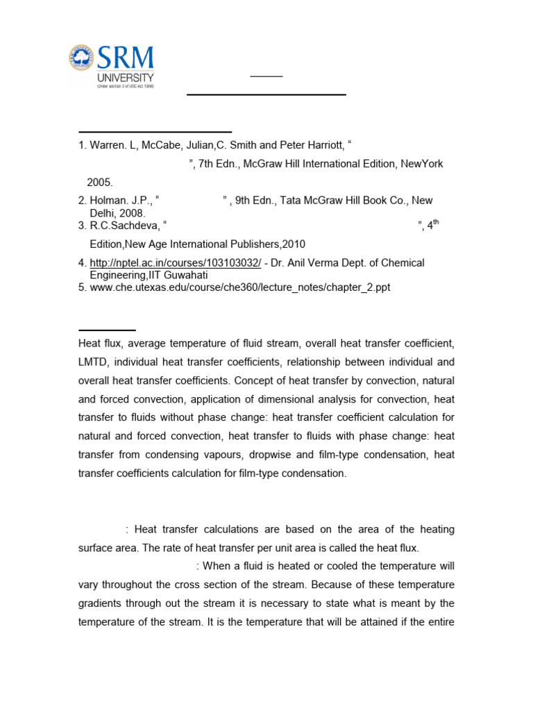 Convective Heat Transfer Coefficient Units | PDF | Boiling | Liquids