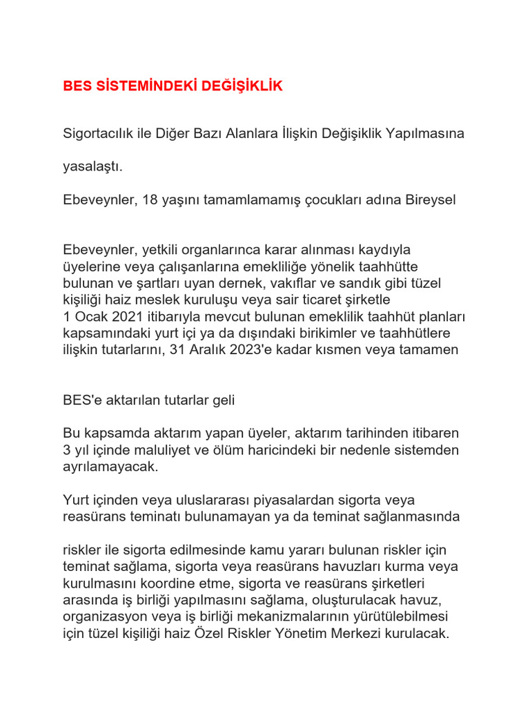 Bes Sistem | PDF