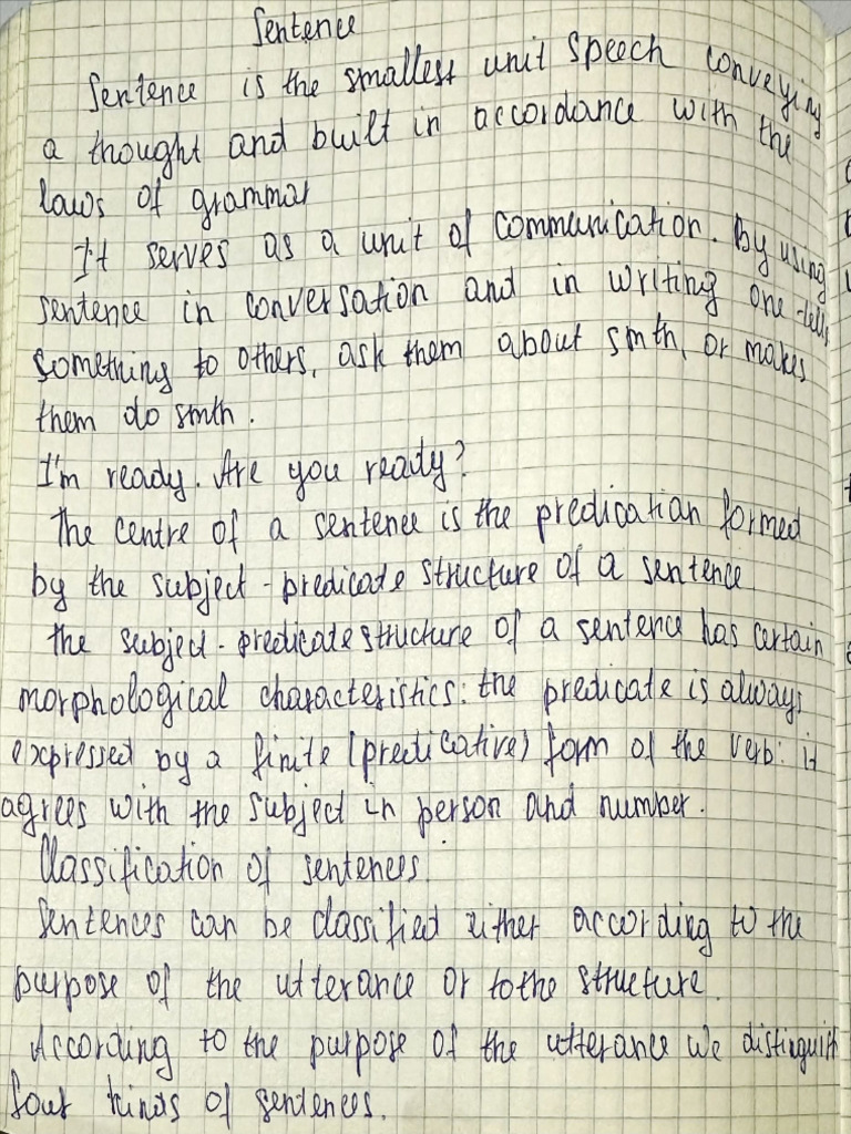 Sentence | PDF
