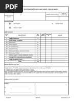 Dock Audit Checklist Template | PDF