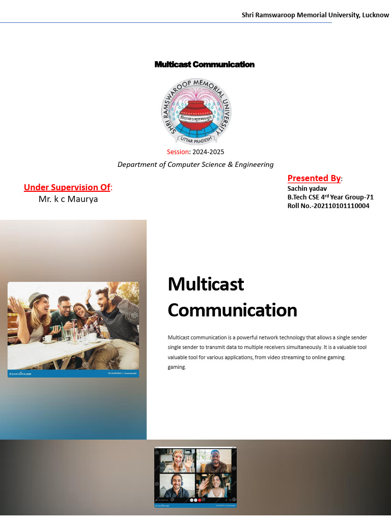 Overview of Multicast Communication | PDF | Multicast | Network Protocols