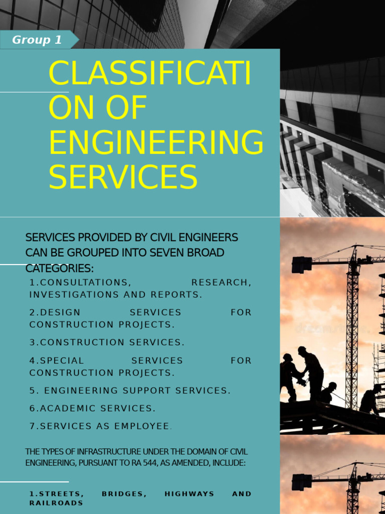 Civil Engineering Services Overview | PDF | Specification (Technical ...