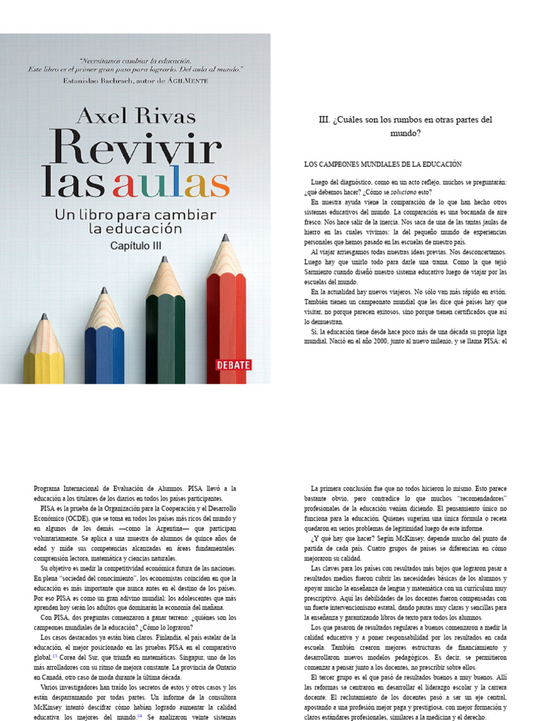 05 - Rivas - Revivir Las Aulas - Cap III | PDF | Enseñando | Maestros