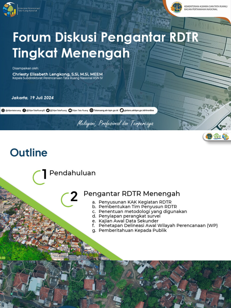 Bahan Paparan - Forum Diskusi Pengantar RDTR Tingkat Menengah (Bu Lisa ...