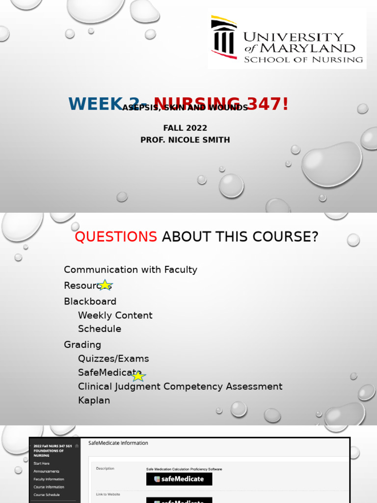 Asepsis and Wound Care in Nursing 347 | PDF | Wound | Infection