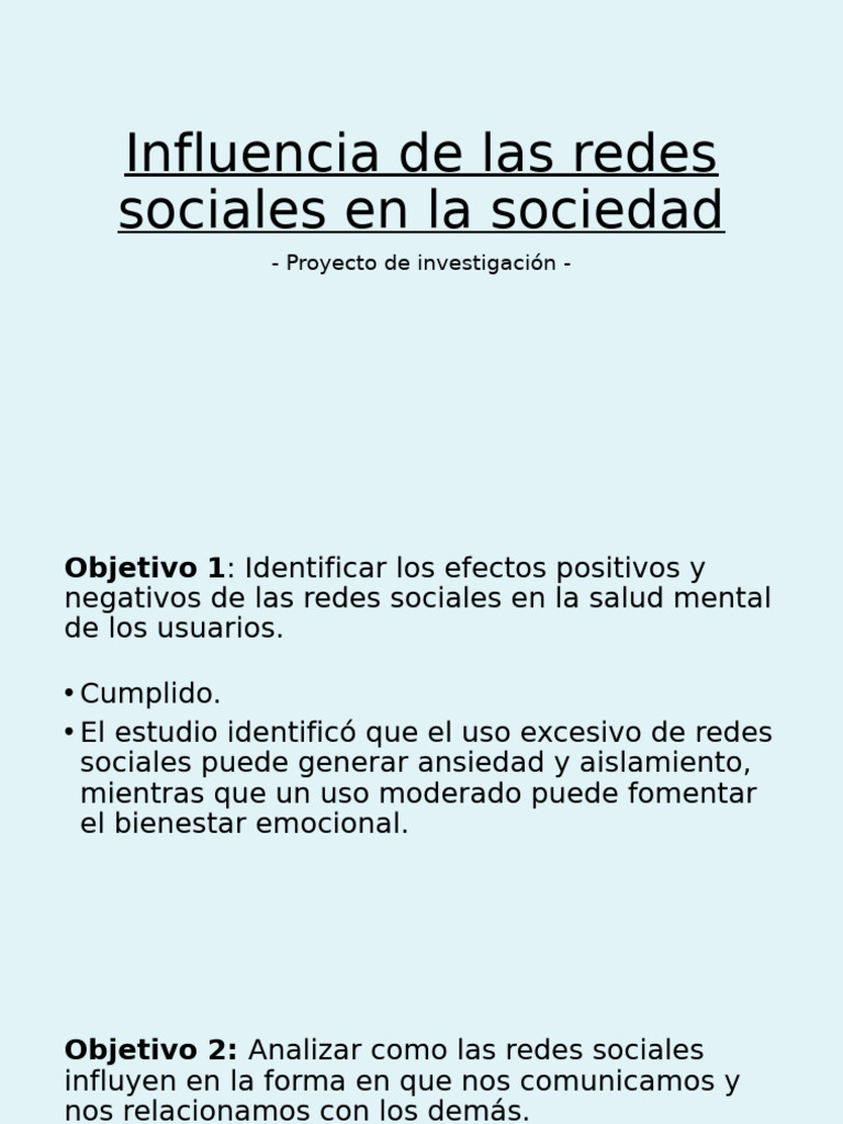 Influencia de Las Redes Sociales en La Sociedad | PDF | Redes sociales ...