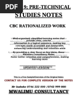 Grade 9 Pre-Technical Studies Notes | PDF | Wood | Computer Programming