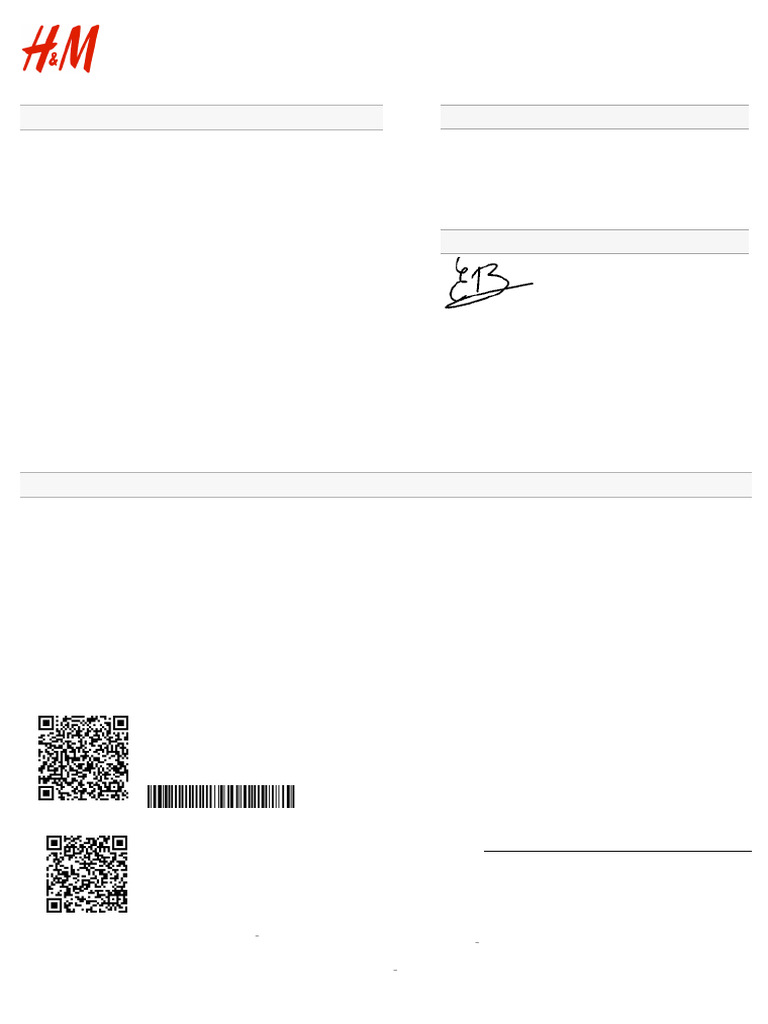 H&M Tax Invoice for Order 41555917002 | PDF | Invoice | Government Finances