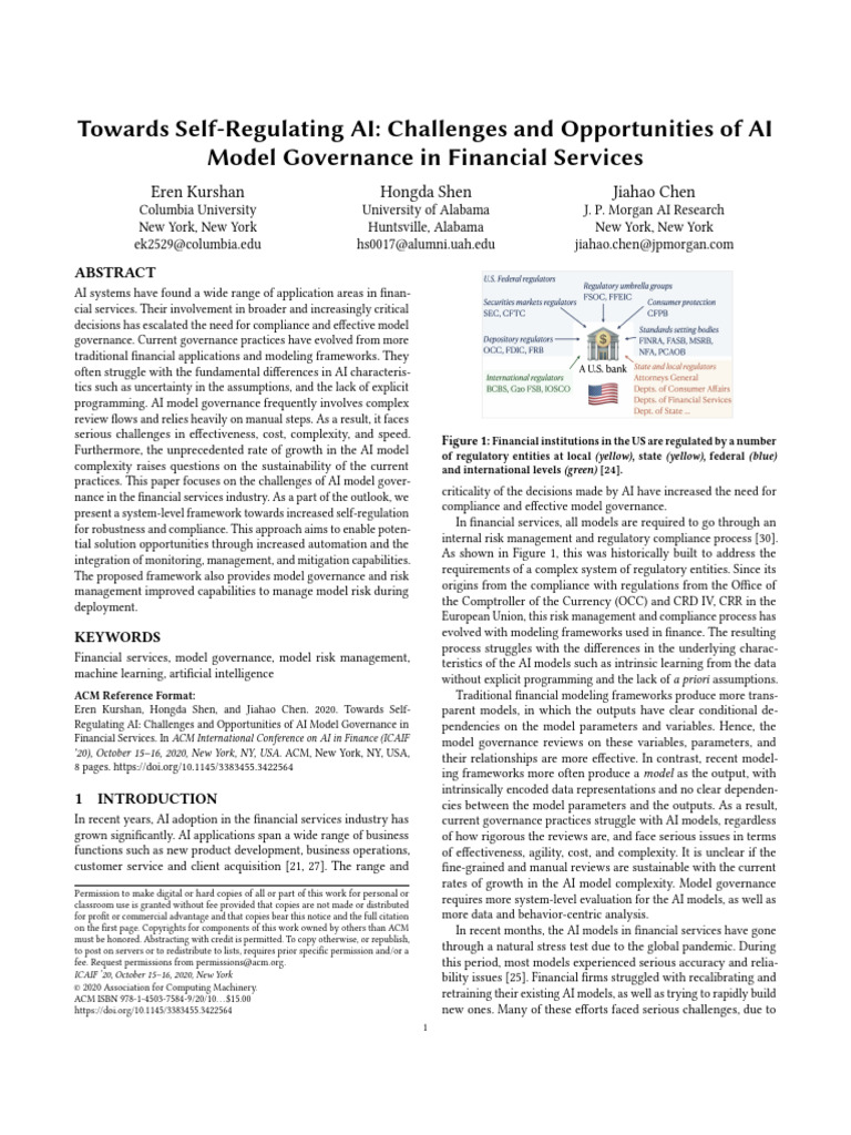 AI Model Governance Arxiv | PDF | Artificial Intelligence ...