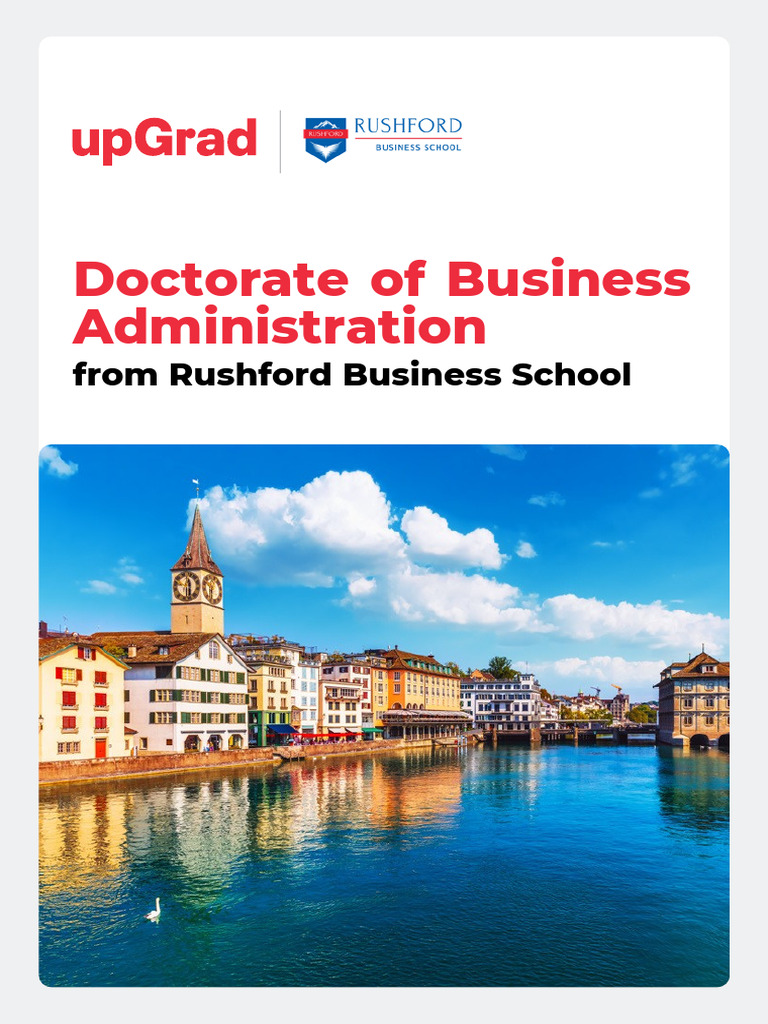 DBA+Rushford+Business+School+brochure PDF+ | PDF | Methodology | Cognition