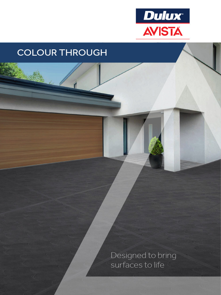 Dulux Avista Colour Through Guide | PDF | Concrete | Materials