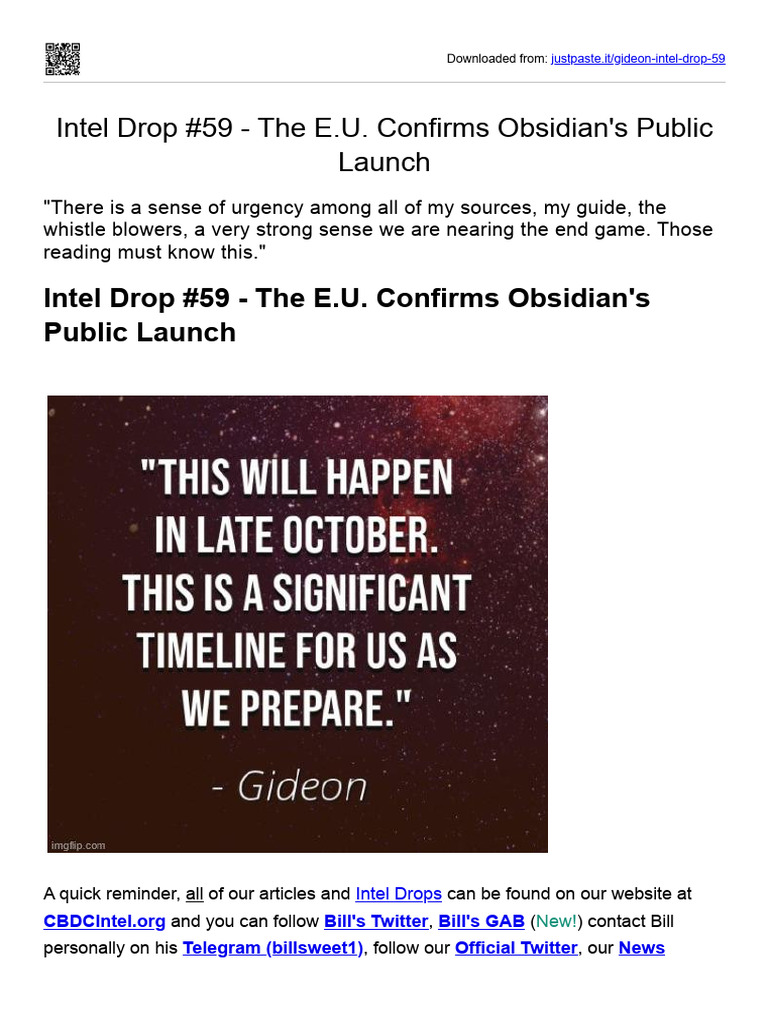 Gideon Intel Drop 59 Justpasteit | PDF | Soul