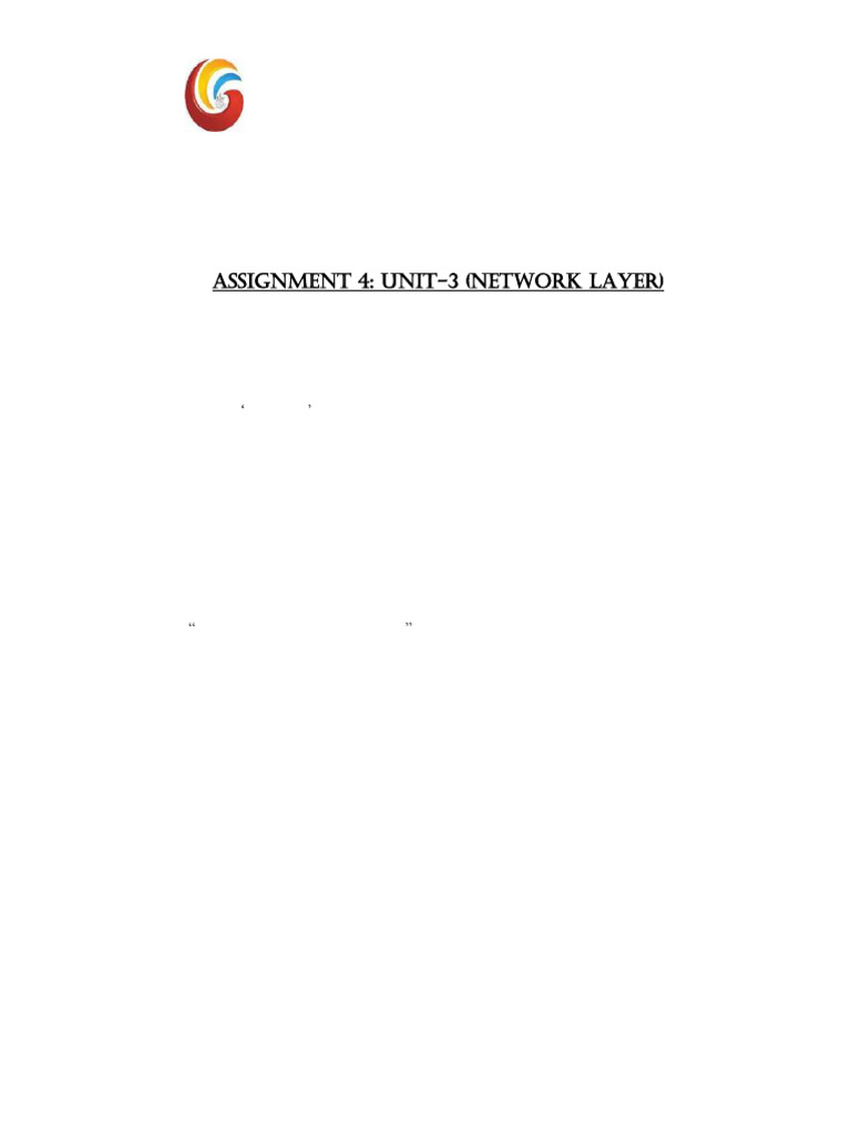 Computer Networks Assignment 2022-23 | PDF | I Pv6 | Wide Area Network