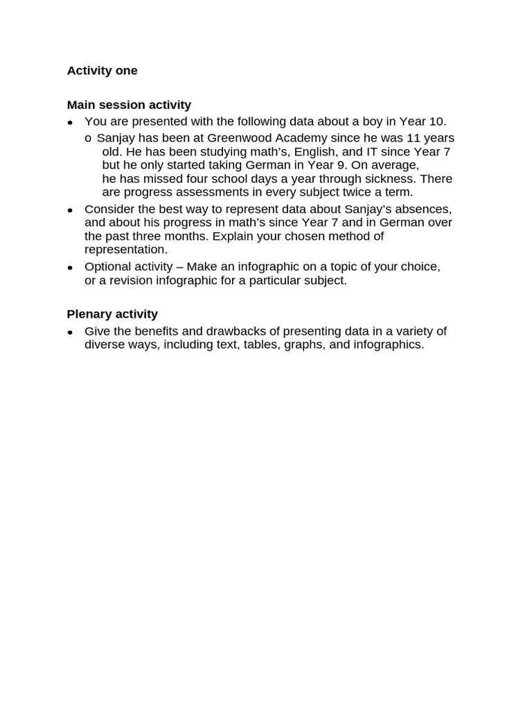 Activity One | PDF