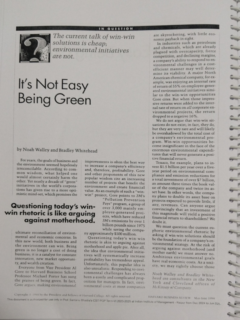 It's not easy | PDF