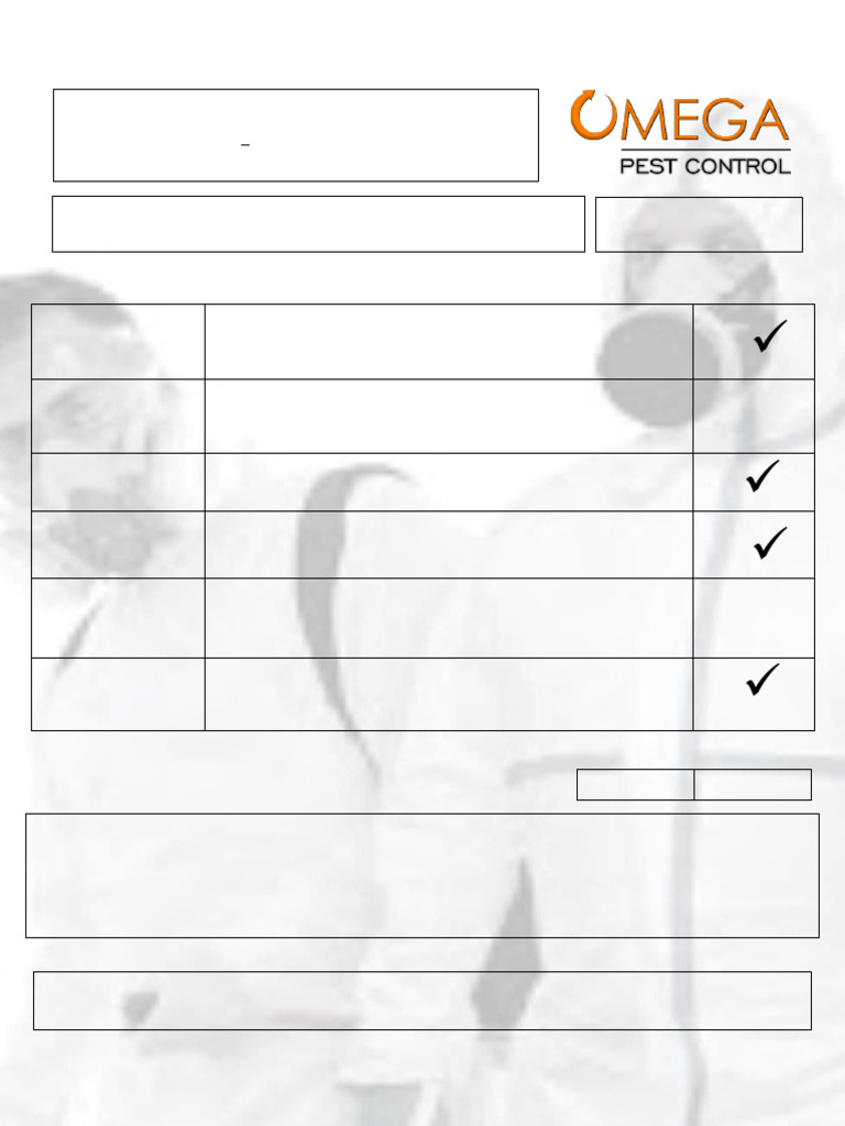 Omega Pest Control C.A | PDF