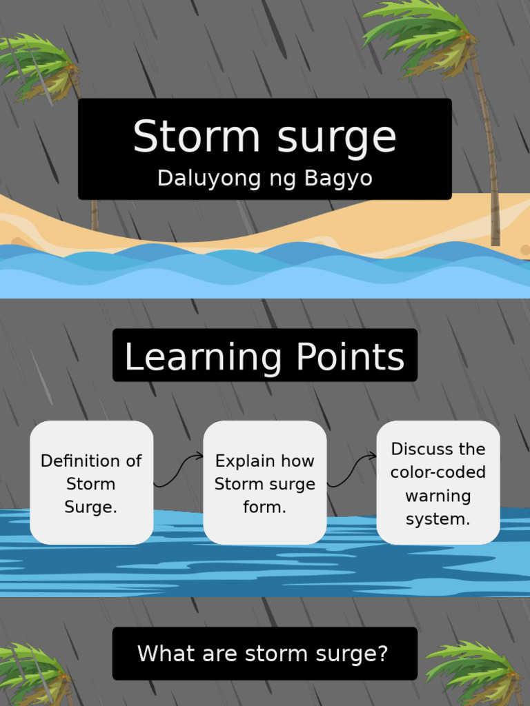 Understanding Storm Surge in Typhoons | PDF