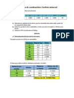 Problema de Combustión