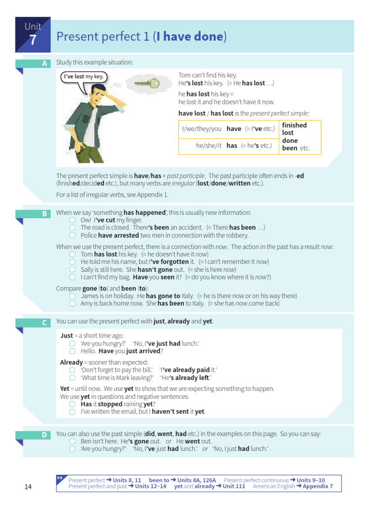 Present Perfect Tense Explained | PDF | Linguistics | Grammar
