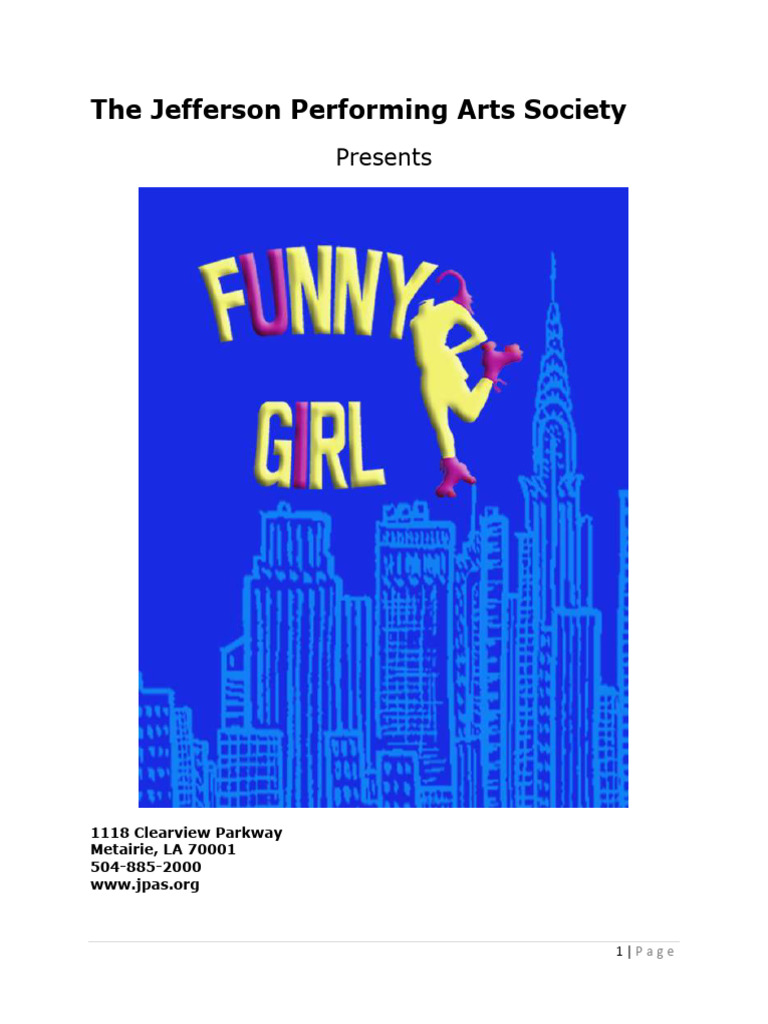Funny Girl Educational Companion Guide | PDF