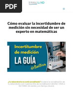 Incertidumbre Tipo A y B en Metrología | PDF | Incertidumbre | Medición