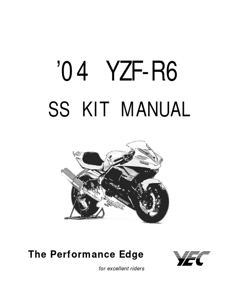03-04R6 Race Manual | PDF | Throttle | Gear