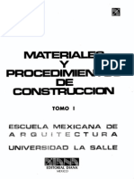 Materiales y Procedimientos de Construccion