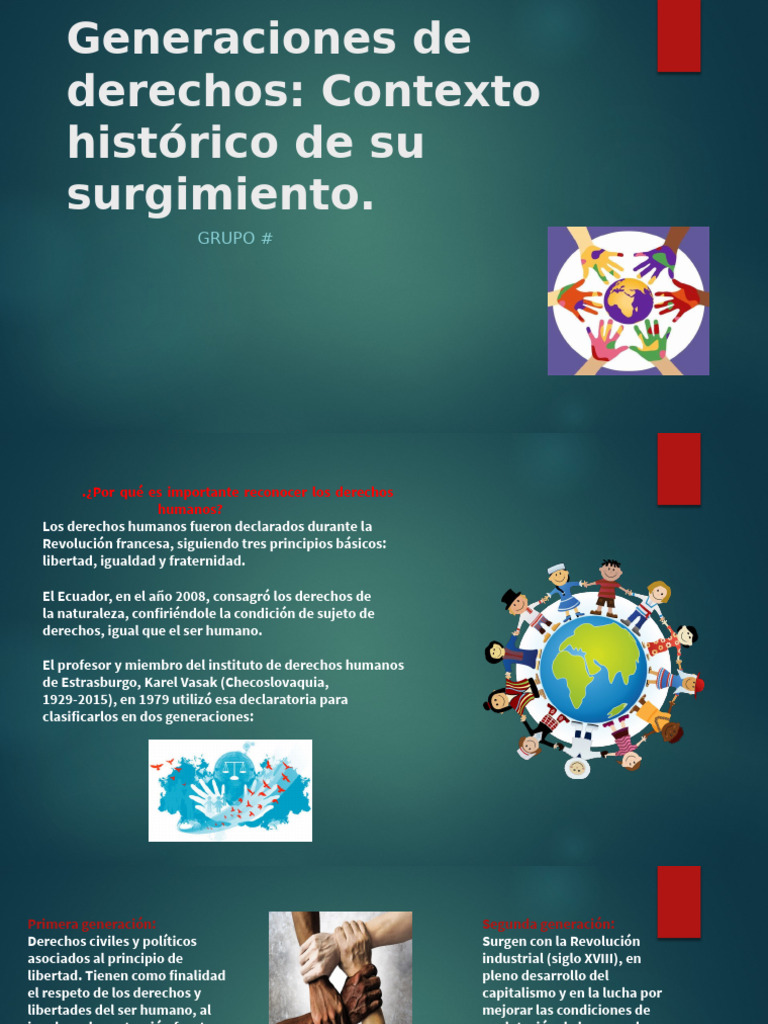 Generaciones de Derechos | PDF | Derechos | Derechos humanos
