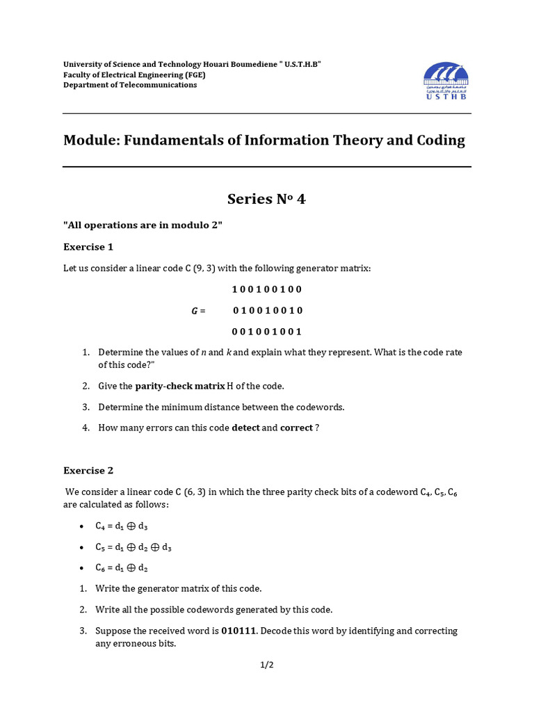 Serie 004 | PDF | Algorithms | Encodings