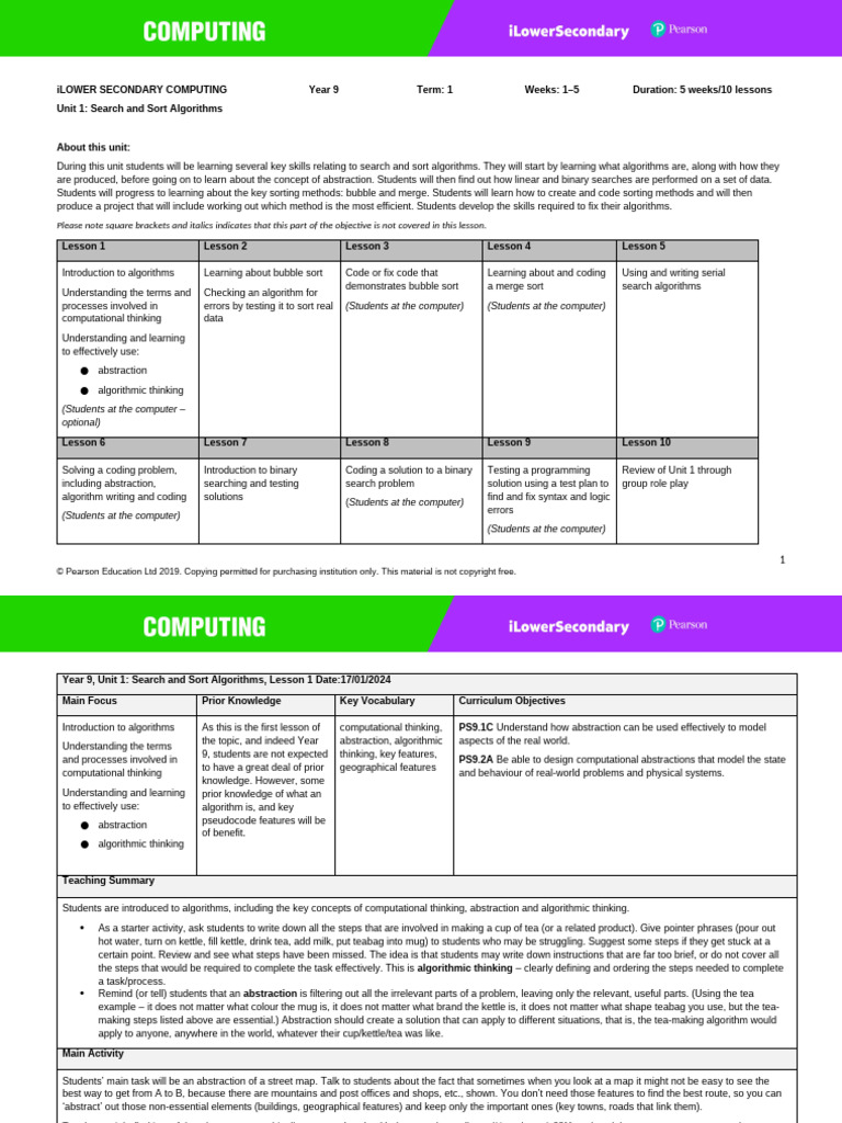 Year9 Computing Autumn Unit1 | PDF | Computer Programming | Computer ...