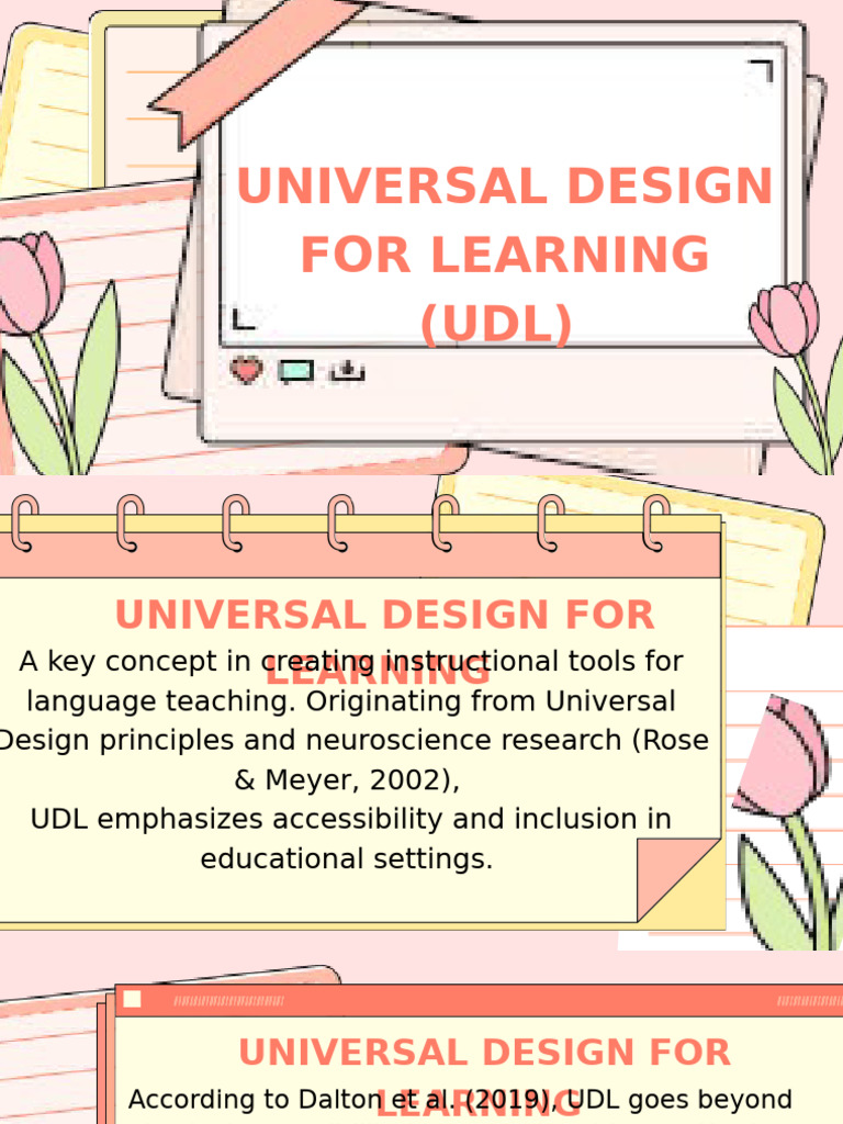 UDL Principles for Inclusive Education | PDF | Cognitive Science ...