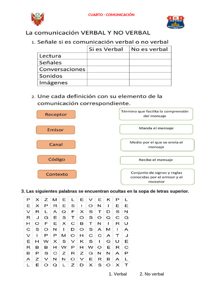 Comunicación y Lenguaje en Cuarto Grado | PDF