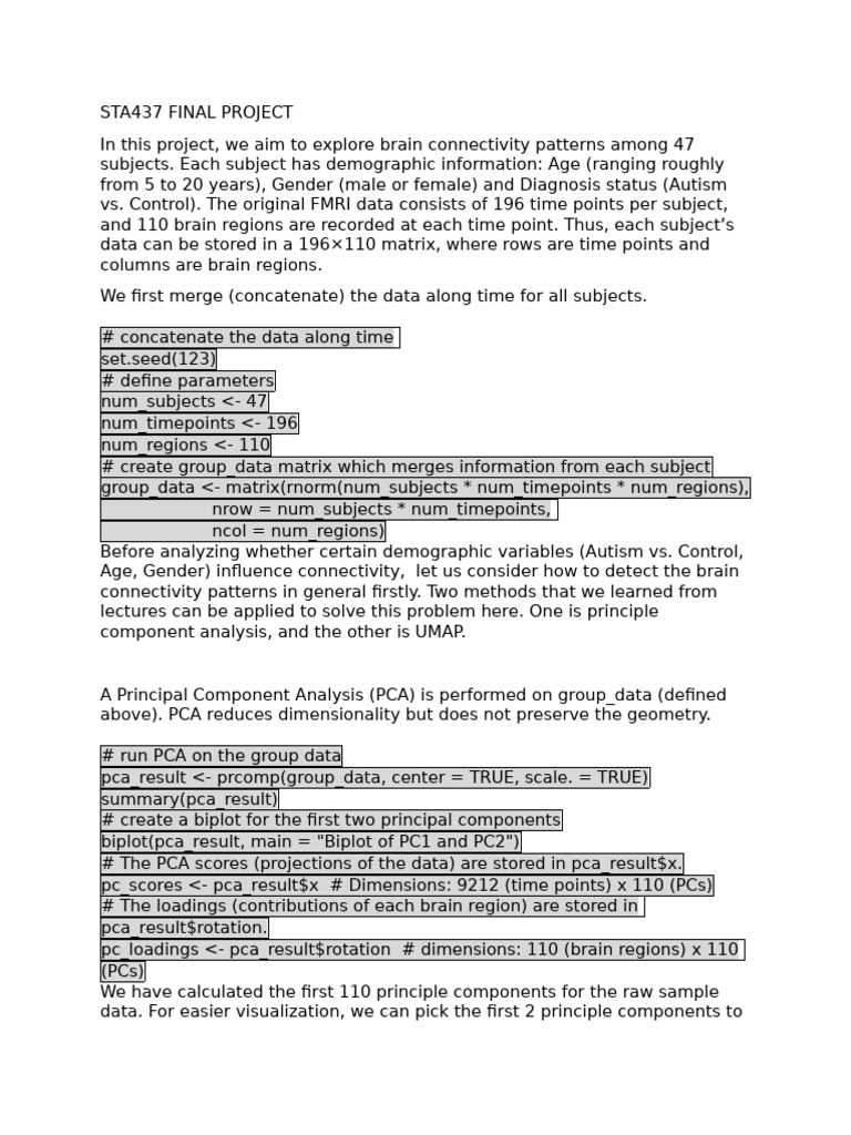 Sta437 Final Prodject | PDF | Median | Normal Distribution