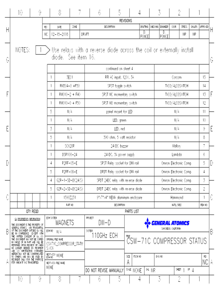 Csw71c Compressor Status | PDF