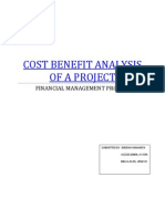 Cost Benefit Analysis of a Project