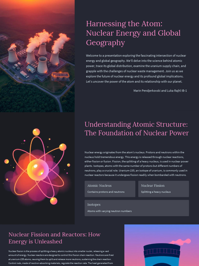 Nuclear Energy: Global Insights and Future | PDF | Nuclear Power ...