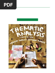 Thematic Analysis  A Practical Guide - 1st Edition Entire Volume Download