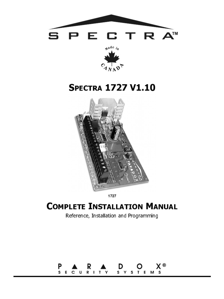 1727 Installation Manual | PDF