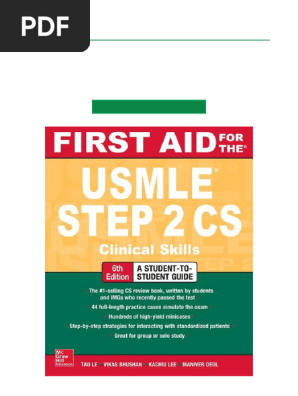 FIRST AID FOR THE USMLE STEP 2 CS 第6版 First Aid for the USMLE Step 2 CS, Sixth Edition