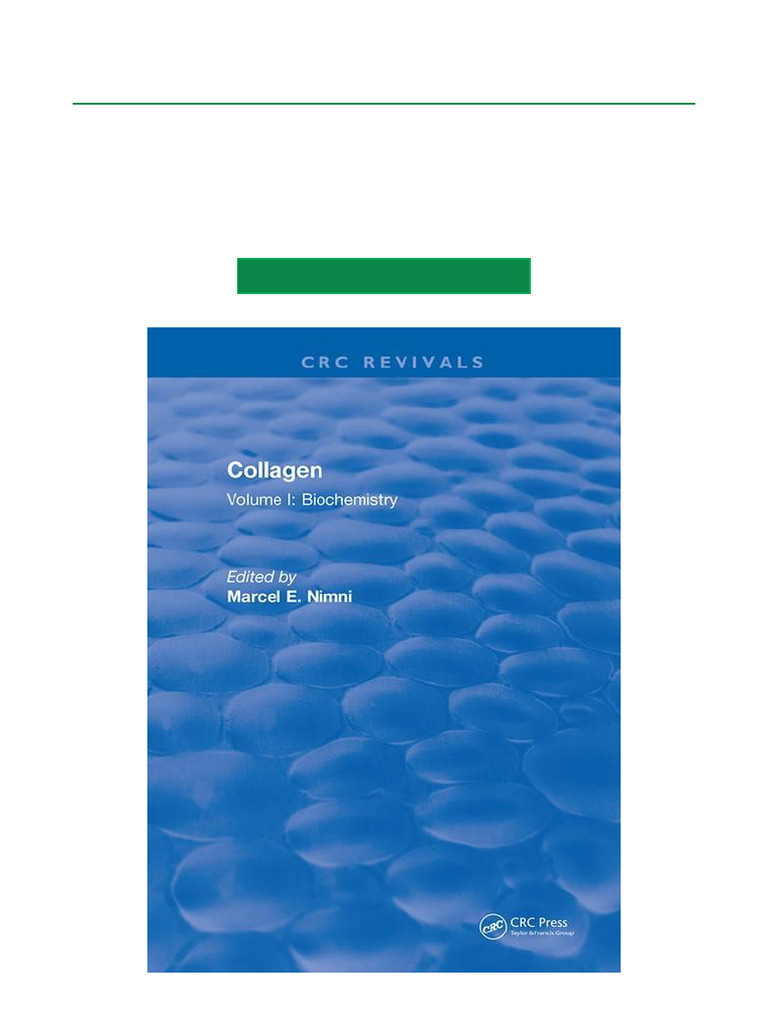 Collagen Biochemistry Volume I Guide | PDF | Collagen | Gene