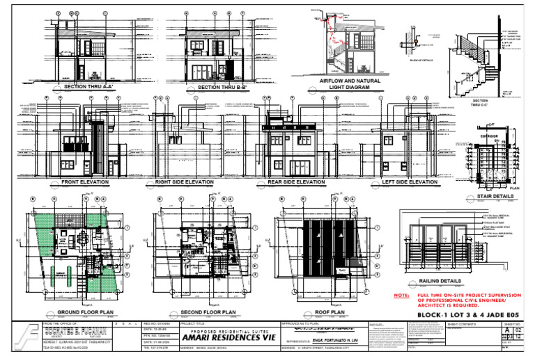 Proposed Residential Site Plans | PDF | Structural Engineering ...