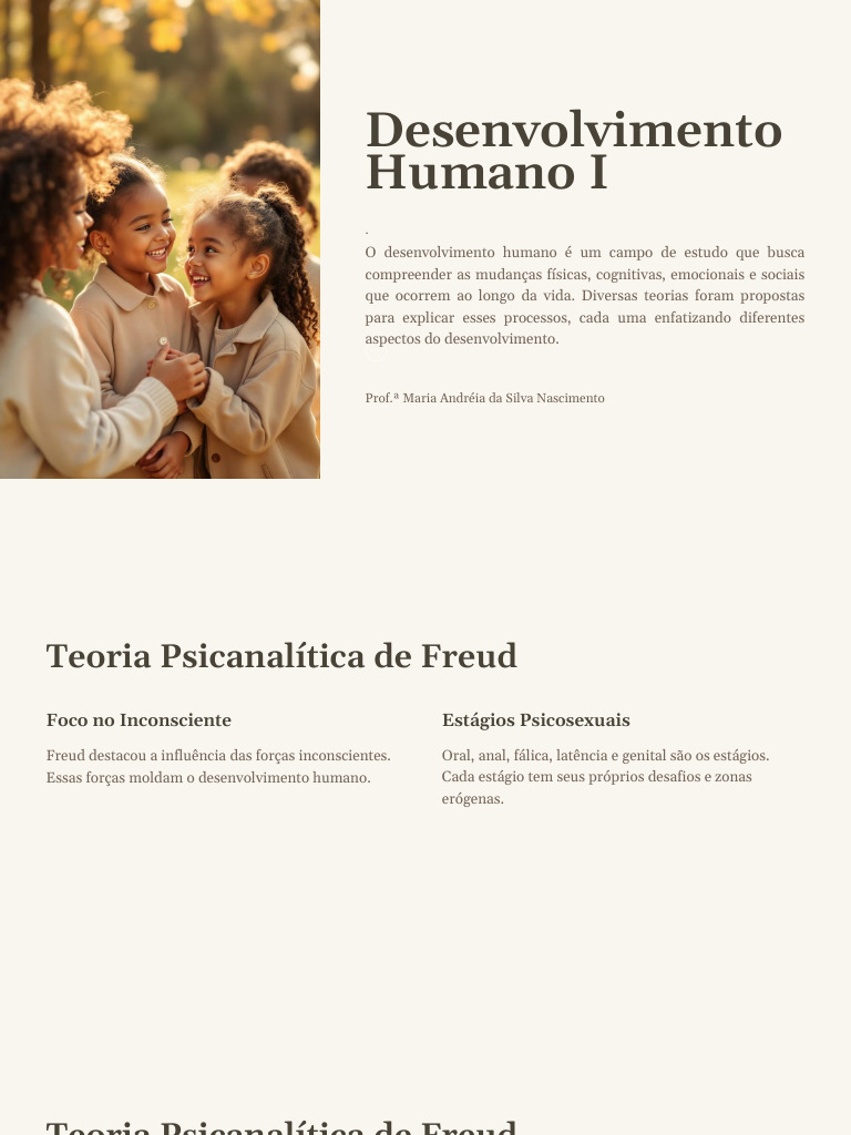 Teorias do Desenvolvimento Humano | PDF | Aprendizado | Pensamento