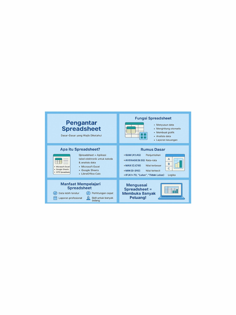 Poster Spreadsheet A4-1 | PDF