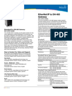 ProSoft DFNT DH485 Datasheet