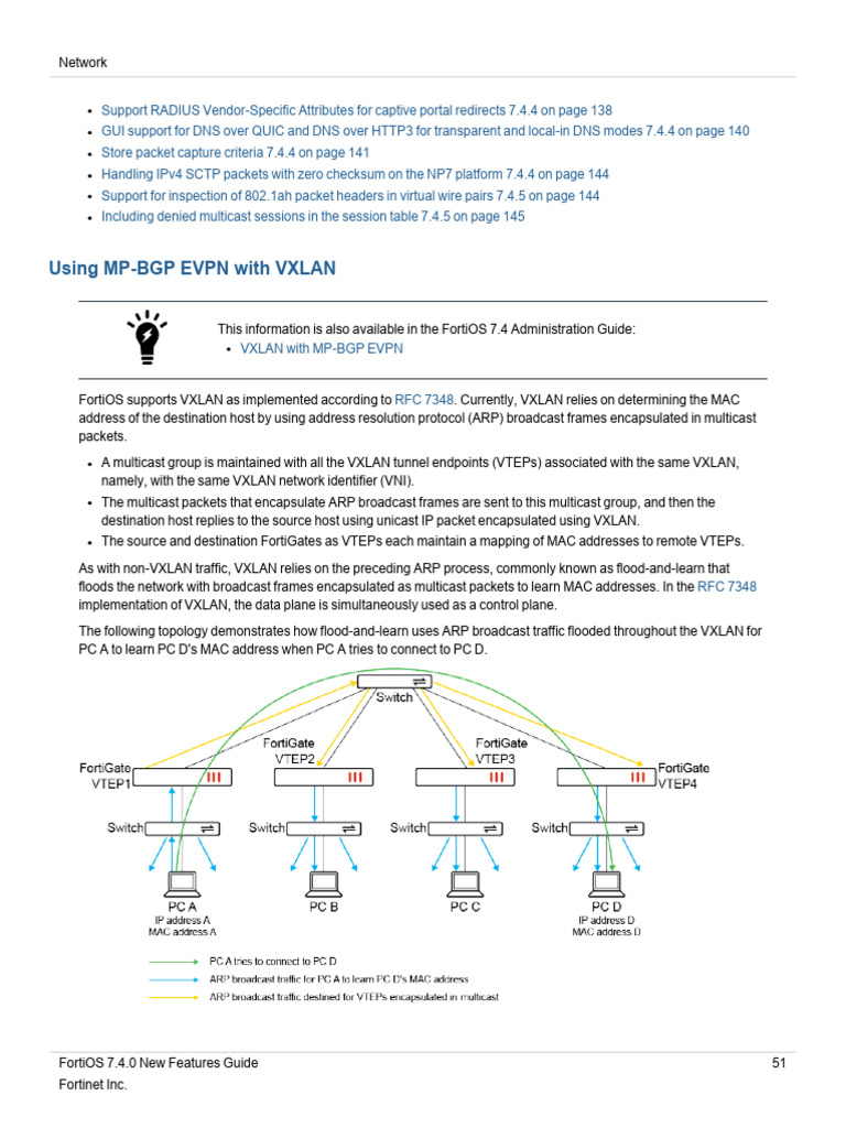 FortiOS 7.4.0 New - Features - Guide51 100 | PDF | Ip Address ...
