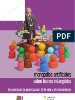 Monopolios Artificiales Sobre Bienes Intangibles - Asociacion via Libre